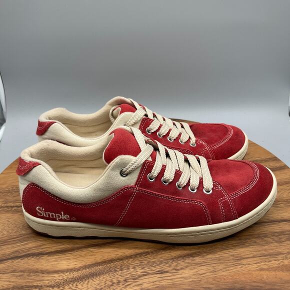 SIMPLE Brand Original Skater Shoes Mens 11.5 M Patchwork Suede Y2K Skateboarding - Picture 1 of 8